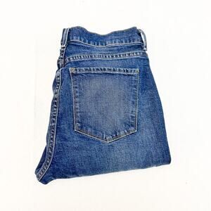 Mott & Bow Mom Jean Dark Wash Denim Zippered Pant Size 31 x 28